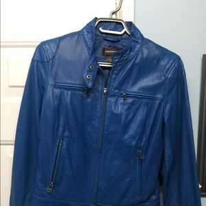 Brand new mesh real leather by Danier coat